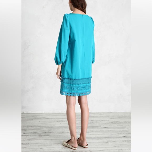 Weekend MaxMara Label-cut Cotton Poplin Dress 3/4 Sleeves. Size: Small US4 New - Picture 8 of 15